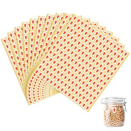 Yuanchu 1440Pcs Red Arrow Stickers Labels, Small Arrow Stickers Self-Adhesive Arrow Labels 1/2 Inch Sign Label Page Index Arrow Stickers for Page Notebooks Marking(8 Sheets, 180pcs/Sheet)