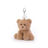 Apricot Lamb Leisure Bear Stuffed Plush Keychain, Soft Plushies Cute