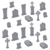 28mm scale Cemetery Bundle Gravestones Tombstone Undead Graveyard ScatterTerrain Fantasy