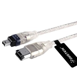 Durpower 3FT Firewire 1394 iLink 6-4 Pin DV Video Cable Cord Lead Compatible with Sony Handycam HDR-FX1/e
