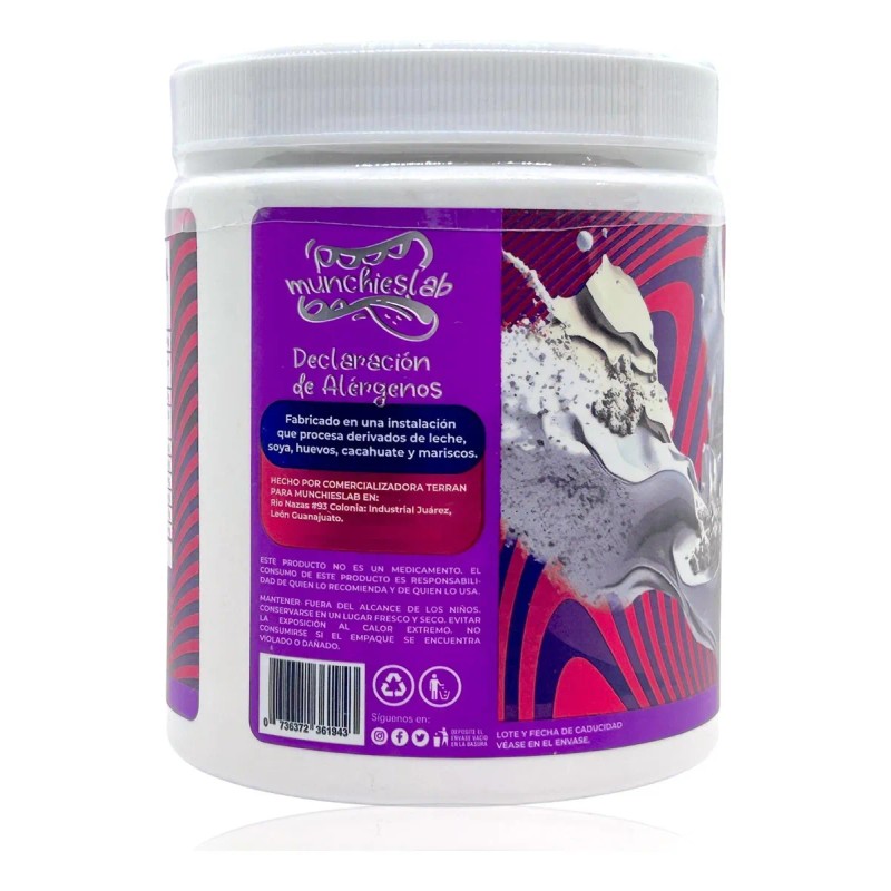 Munchieslab Creatina Monohidratada 60 Servicios Sfn