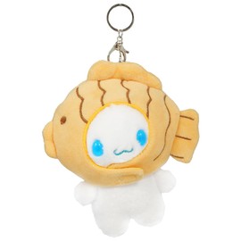 SUNHUIHN Cute Cartoon Keychain Taiyaki Plush Stuffed Key Chain for Backpack Decoration Birthday Keyrings Pendant for woman