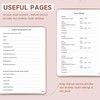 Password Book with Alphabetical Tabs – Hardcover Internet Address &