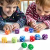 PHISGNIO Set of 100 Dice Six Sided Dice Set, Colourful