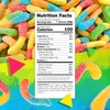 Sour Neon Gummy Worms | 1 Pound Bag | Assorted