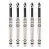 sourcing map 5pcs Phillips Screwdriver Bit PH2 Serrated Tip 1/4"