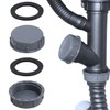 2 Pcs 45mm Kitchen Sink Waste Pipe Blanking Cap, Female