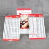 Starrett 20 Pack STARRETT Tap Drill Size Chart Decimal &