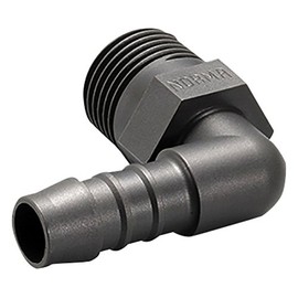 NORMA WES-0108 1/8x8 Elbow Polyamide Resin Hose Fitting