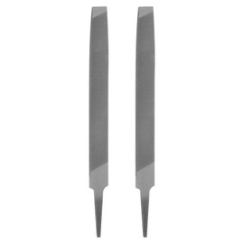 HARFINGTON 2pcs Mill File 6 Inch 3.3mm High Carbon Steel Single Cut Flat Hand Rasp File for Deburring and Removing Material