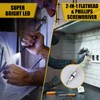 Gifts for Men, 9 in 1 Multitool Pen Set, Cool