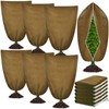 Wesnoy 6 Pcs Winter Plant Covers Freeze Protection 48" x