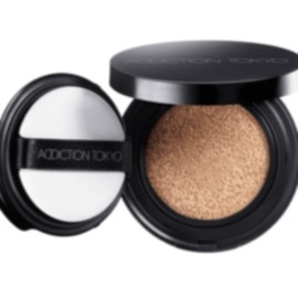 ADDICTION 004 Pure Beige Skin Reflect Lasting, UV Cushion Foundation with Refill and Puff, 0.4 oz (12 g)