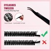 ABONNIE DIY Lash Extension Kit,280 Pcs Cluster lash Extensions Kit,