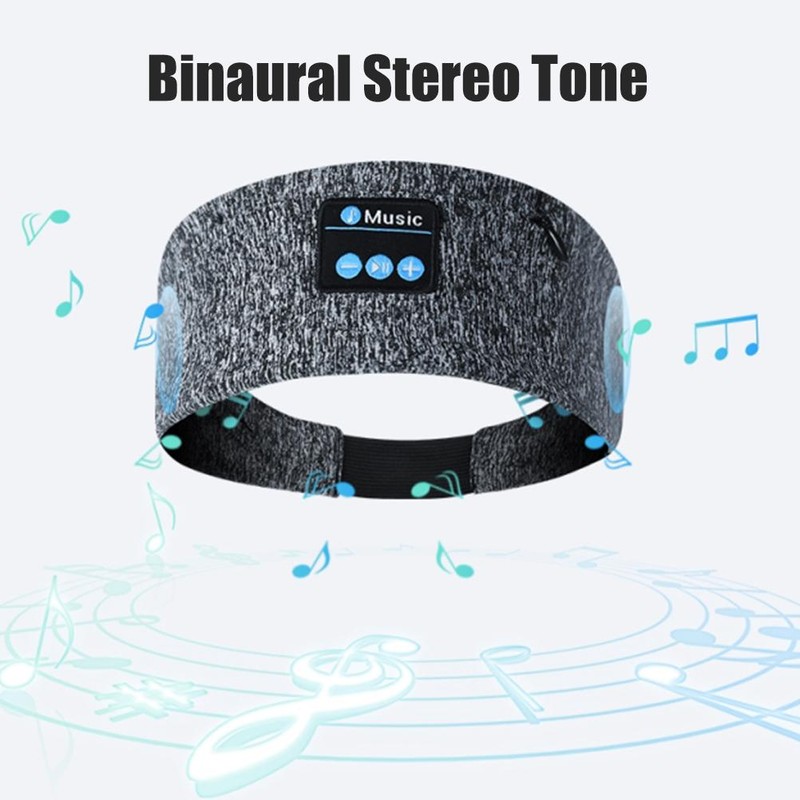 Sleep Headphones Bluetooth 5.0 Sports Headband Wireless Music Elastic Sweat