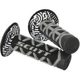 Scott Diamond MX Motorcycle Grips with Donut Black/Grey