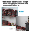 CCCEI Black Power Tools Organizers Wall Mount, Large Tools and