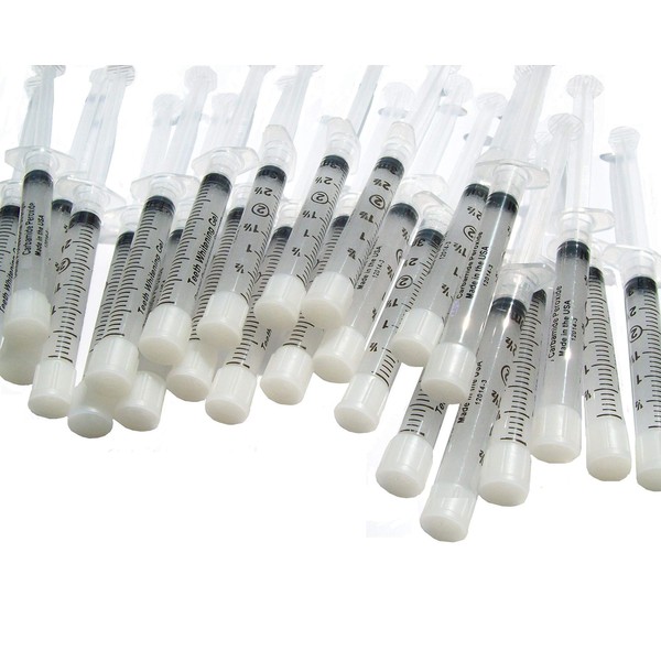 Teeth Whitening Gel Syringe Dispensers 35% Carbamide Peroxide Tooth Bleaching 20 Dispensers 3ml