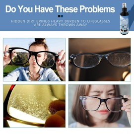 2PCS Lens Scratch Remover for Eye glasses, Glasses Windshield Repair Fluid,Lens scratch removal spray,Eyeglass Scratch RemoverGlasses Glass Scratch Repair Liquid.