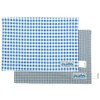namioto haf103105 Placemat, Sky Check & Navy Check