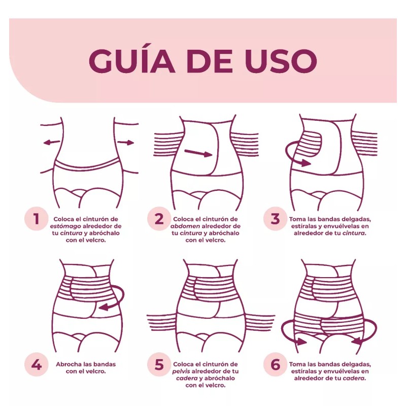 Mist Jewel Faja Postparto Maternidad Embarazo 3 En 1 Moldeadora