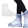 GXGM Waterproof Shoe Covers, Reusable Anti-Slip Overshoes, Anti-Slip Overshoes for