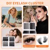 Lash Clusters Kit Volume Fluff Extensions 621Pcs Individual Cluster