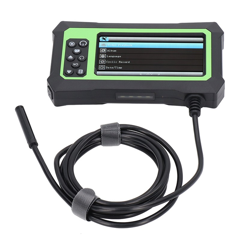 Endoscope 8mm Lens 4.3in LCD Screen Borescope Camera IP67 Waterproof