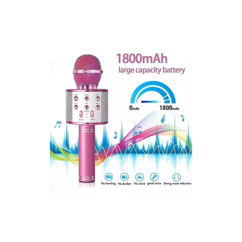 Besoner Micrófono De Karaoke Inalámbrico Con Bluetooth Y Bocina