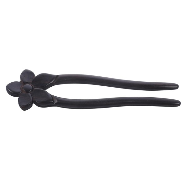 OHPHCALL Luxury Ebony French Hair Fork Decorative Hair Sticks for