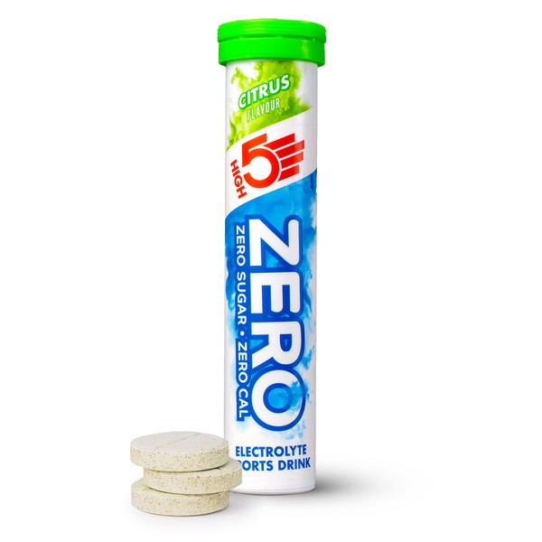 HIGH5 Zero Electrolyte Hydration Tablets Added Vitamin C (Citrus ,