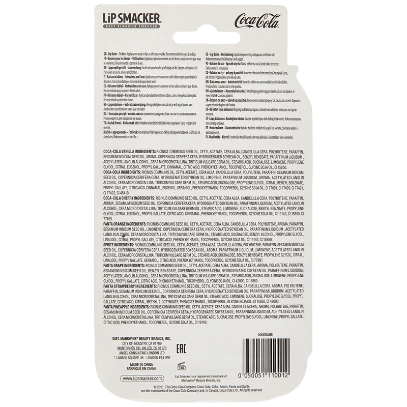 Lip Smacker Lippe Balsam Stöcke mit Tollem 8 Geschmack