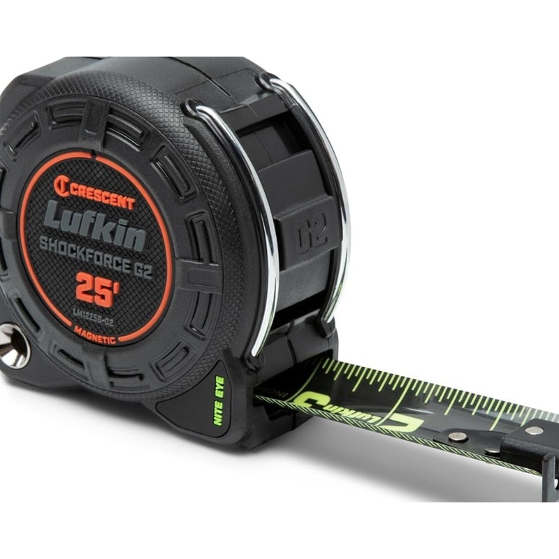 Lufkin Shockforce G2 - Cinta magnética Nite Eye de 25