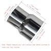 GioZona 2.5" ID to 3" OD, Exhuast Pipe Adapter Connector