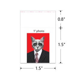 Tiny Self Stick Cellophane Bags 1.5" x 1.5" Small Clear Adhesive Cello Baggies 300pcs Mini OPP Poly Bags 2mil for Photo Beads Seeds Buttons Powder Pills Ring Vitamins Crystals Earrings Coins