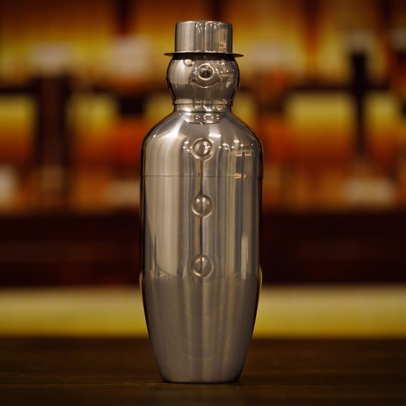 Bar Originale Stainless Steel Snowman Cocktail Shaker