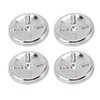 4pcs Coffee Filter Stainless Steel Reusable Filter Rust Resistant Effective