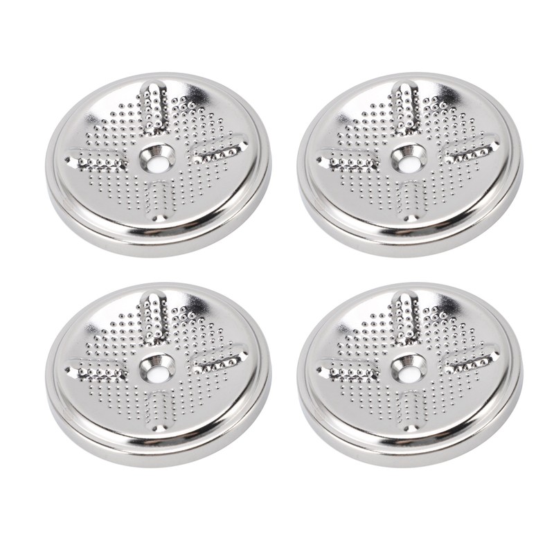 4pcs Coffee Filter Stainless Steel Reusable Filter Rust Resistant Effective