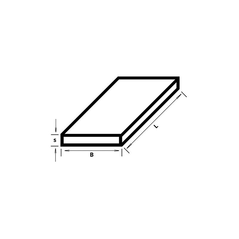 Aluminium sheet AlMg3, thickness: 3 mm, width 300 mm x