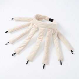 New Flannel Octopus Hair Curler Sleep Headband B20 Premium Burgundy Box 4ea