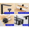 Haiansan Under Desk Cable Management Tray, No-Drill Under Desk Cable