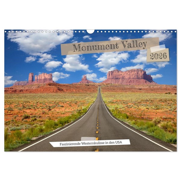 Monument Valley - Faszinierende Westernkulisse in den USA (Wandkalender 2026