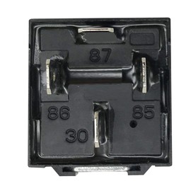 GUUZI 2 Pack 30A 12V DC 4-Pin SPST Fuse Relay Car Truck -30A ATO/ATC Relay Switch (8 Pieces Nylon Terminal)