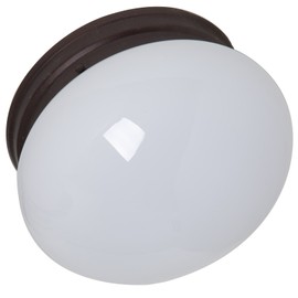 Boston Harbor F13BB01-6854-ORB 3372018 Dimmable Round Ceiling Light Fixture, (1) 60/13 W Medium A19/Cfl Lamp, Bronze