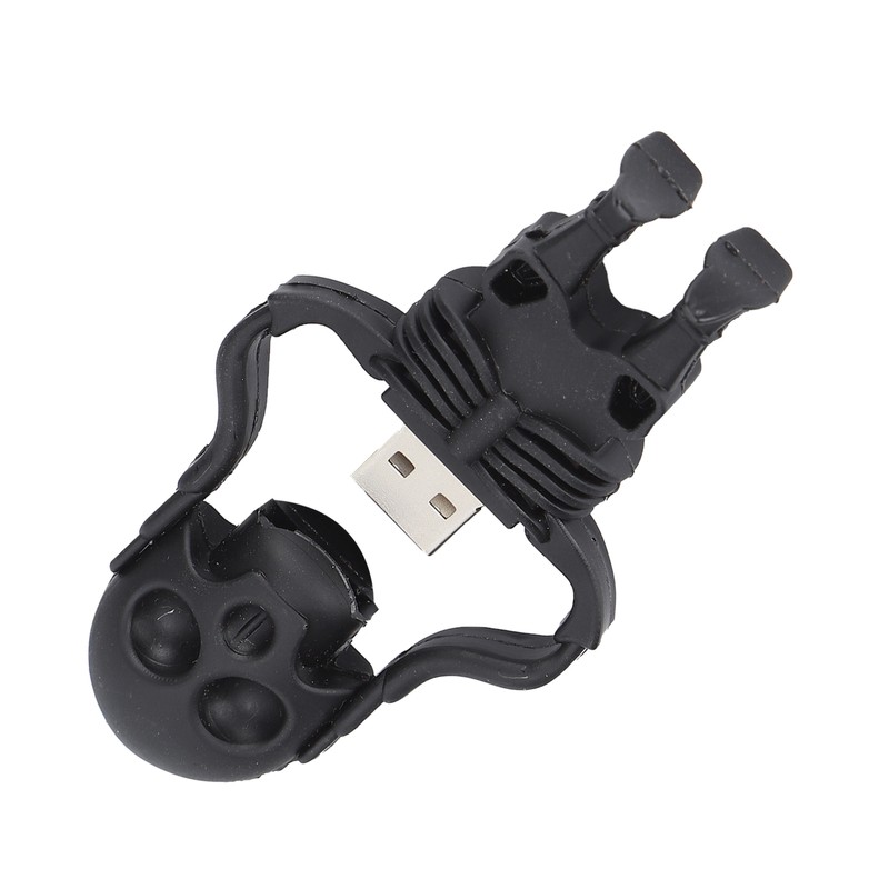 Cartoon U Disk Black Skull Appearance High Speed Bulk Storage