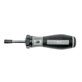 WGB Das Werkzeug 1/4 Inch Torque Screwdriver with Bit Holder, Small Torque Wrench MicroClick 1-6 Nm, Suitable for Bicycle Repair etc