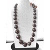 Hawaiian Dark Brown Kukui Nut 32" Lei Necklace Graduation Luau