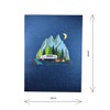 Pop-Up Greeting Card Caravan Camping 3D Folding Card for Campers
