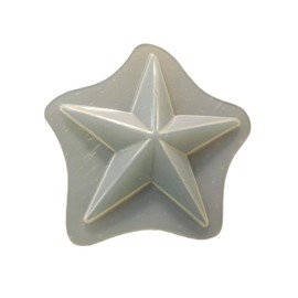 Star 3 1/4 Inch Plastic Craft Mold use Soap for soap Making or Cement for Outdoor Garden Stones Qty -2 4540
