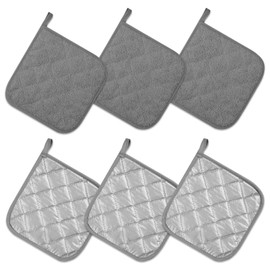 6 Pieces Anti-scalding Towels, Heat Insulating Towel Mats, Heat Resistant Anti-scalding Coasters, Towel Non-Slip Pot Mats, Multipurpose Fabric Coasters